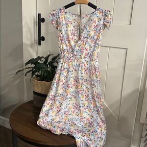 Chic Floral Maxi Dress - Multicolor